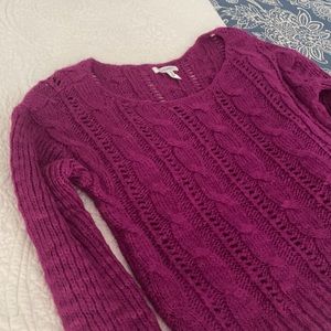 Soft Aeropostale Cable Sweater Size Large